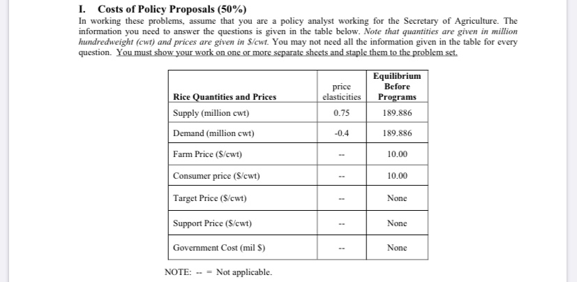Perdue's proposed program and how is this set up and computed? How