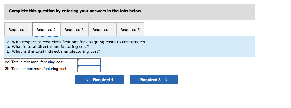 rst month ofoperations. It reported the following costs and expenses for the