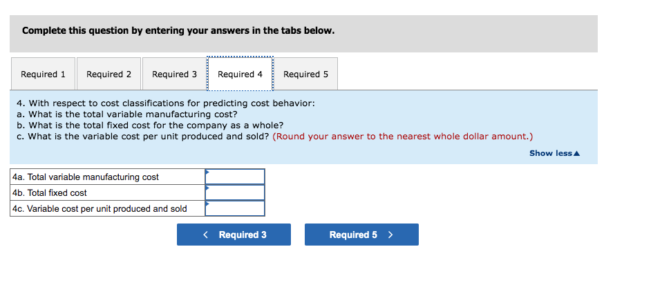 S 1T,300 Fixed manufacturing overhead 30,100 Total manufacturing overhead 5 4T,900 Variable