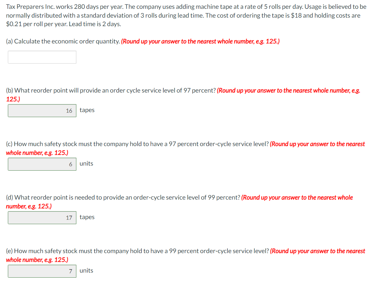 quantities of 1,430 units. Annual demand is 5,720 heat sinks' the annual