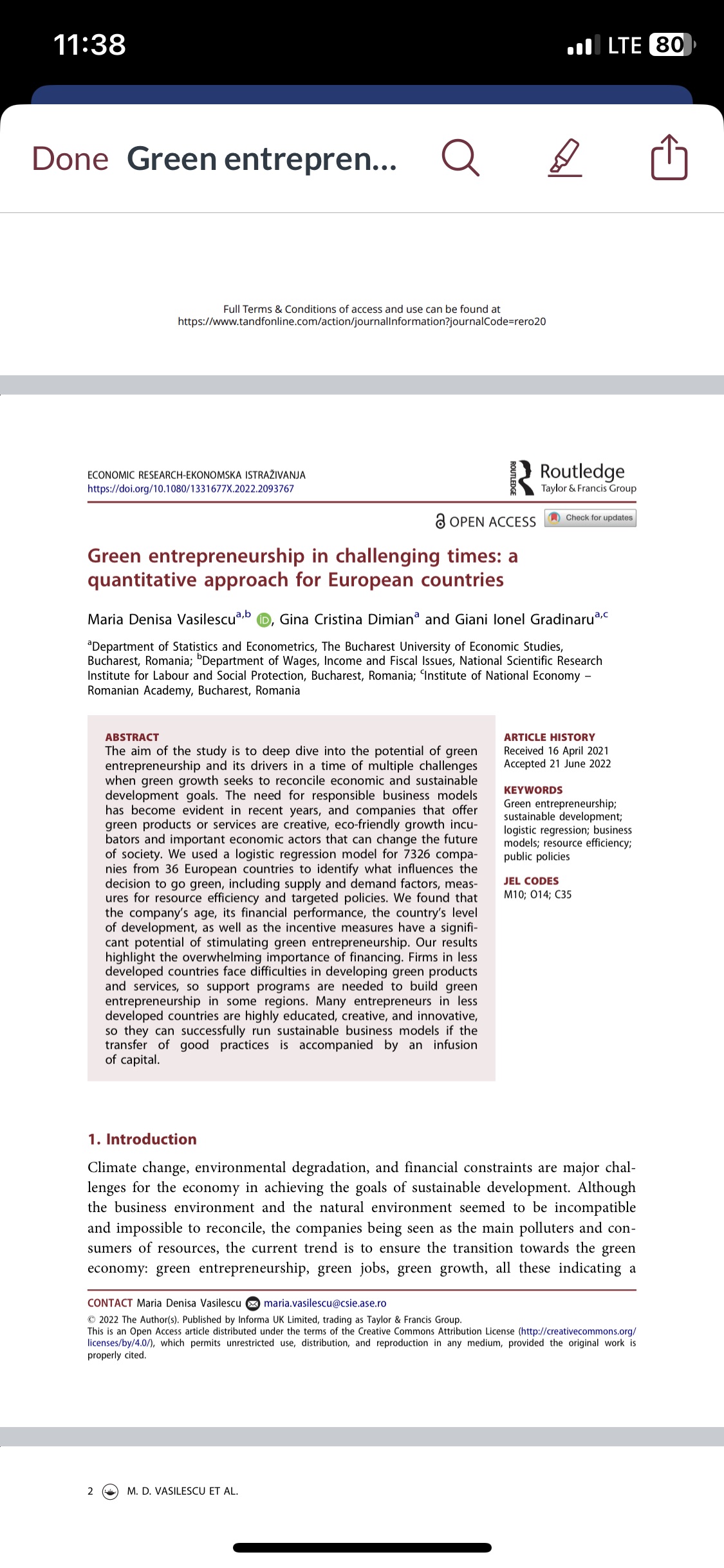 ET AL. Green entrepreneurship Supplysilo . Demand-side Political and [actors \"\"0\" economic