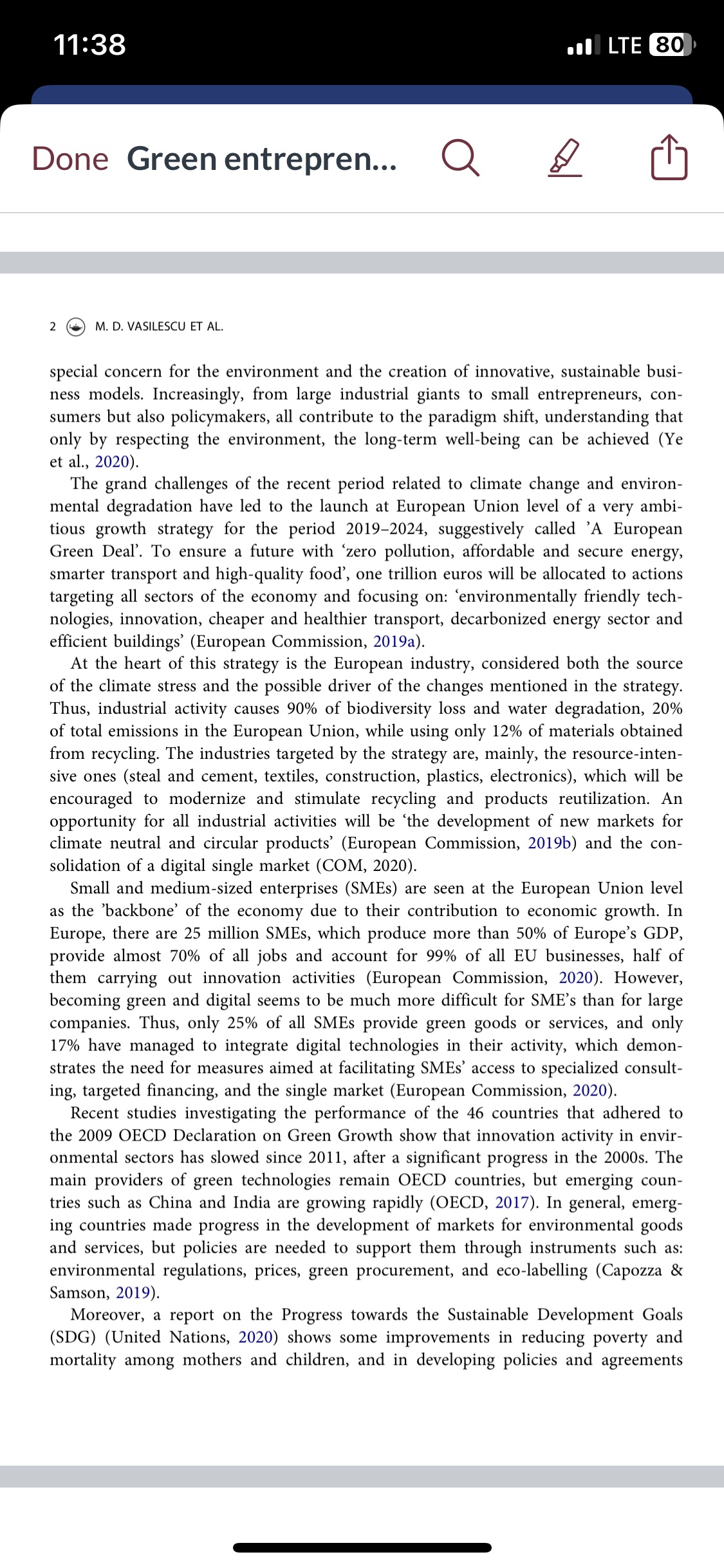 Given the tremendous role of the entrepreneurship with green products and serv