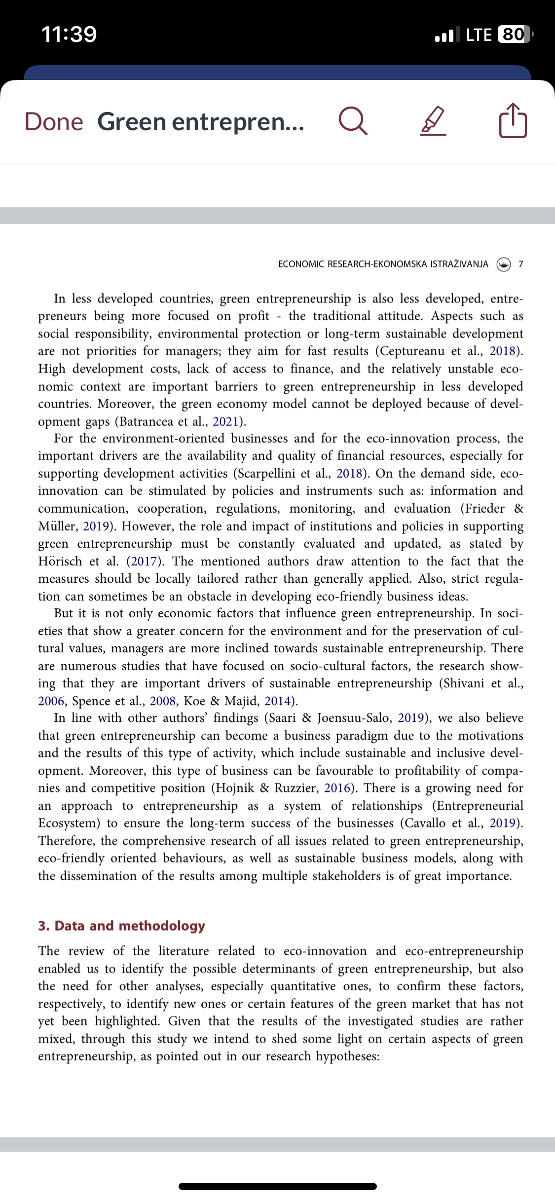 article, we tried to uncover the factors underlying the decision to provide