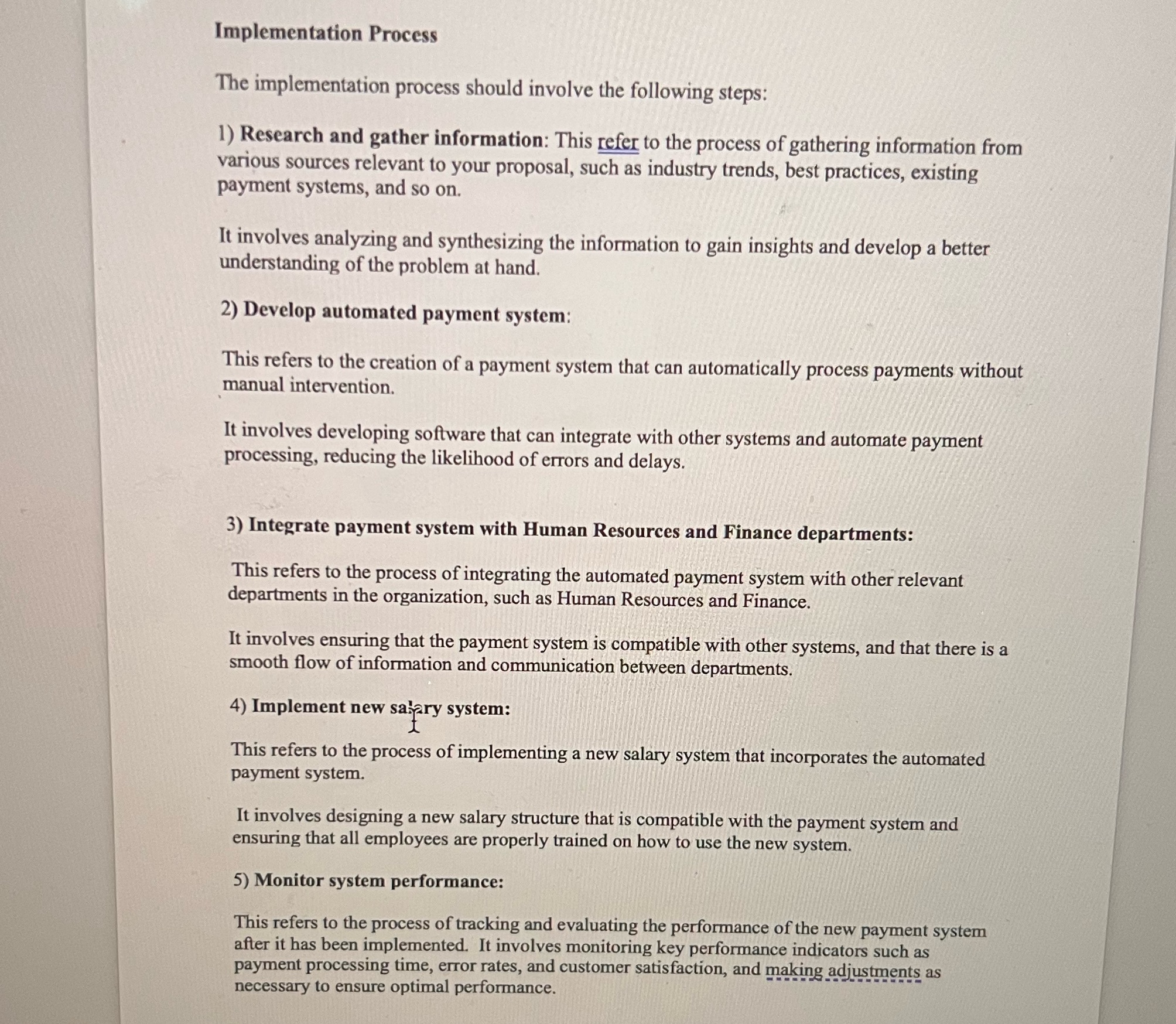 I have an assignment which is called a final problem-solving Researched Proposal.