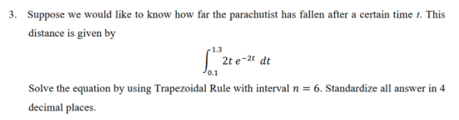 answer pls 3. Suppose we would like to know how far the