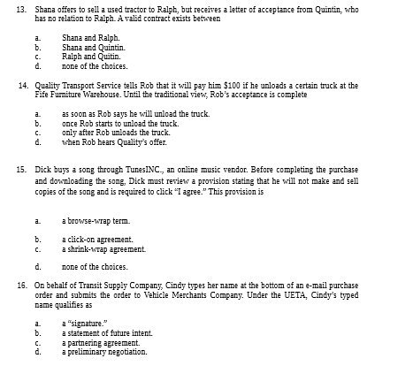 13. 14. Offus to to Ralph, but Ralph valid Quintin. Ralph Quitin