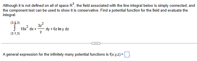an exact answer.)Find a potential function for F. 10x 1 -5x 2