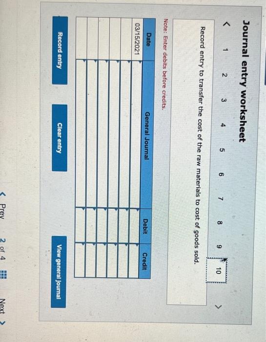 of $20,000. The raw materials are used in assembling finished products, which