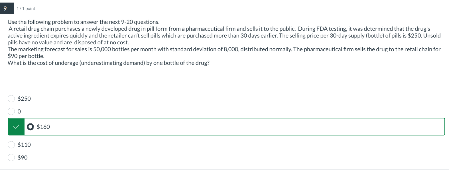 Answer the questions below. Thank you Use the following problem to answer