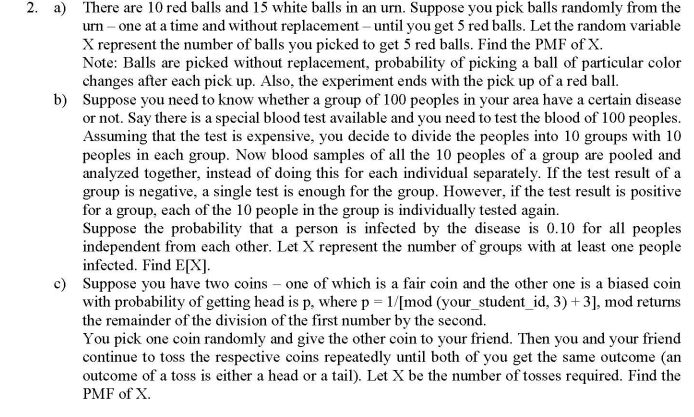ID : 43 2. a} b} There are 10 red balls and