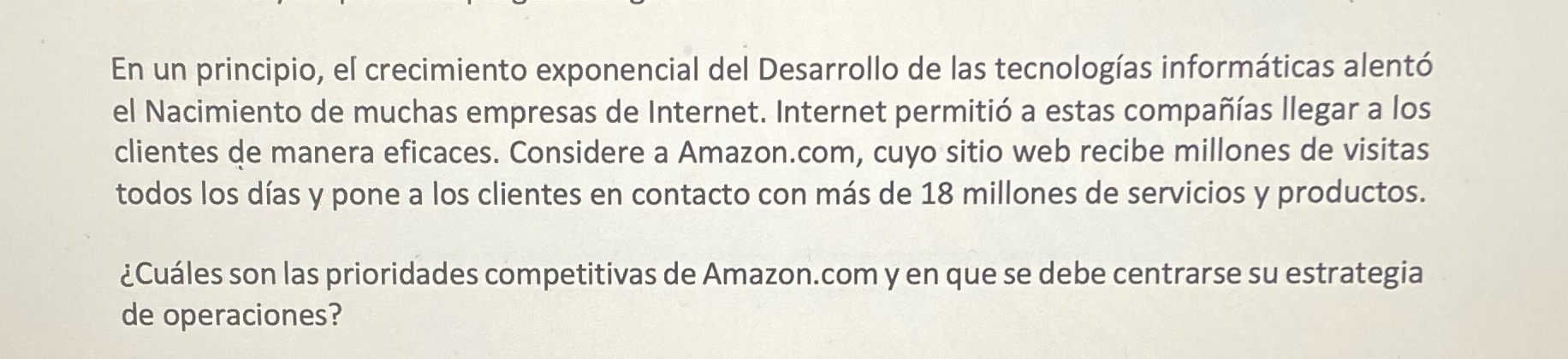 En un principio, ef crecimiento exponencial del Desarrollo de las tecnologfas informticas