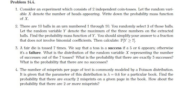 length of such a sequence is at most 10?Problem 14.8. Let {X}nen,