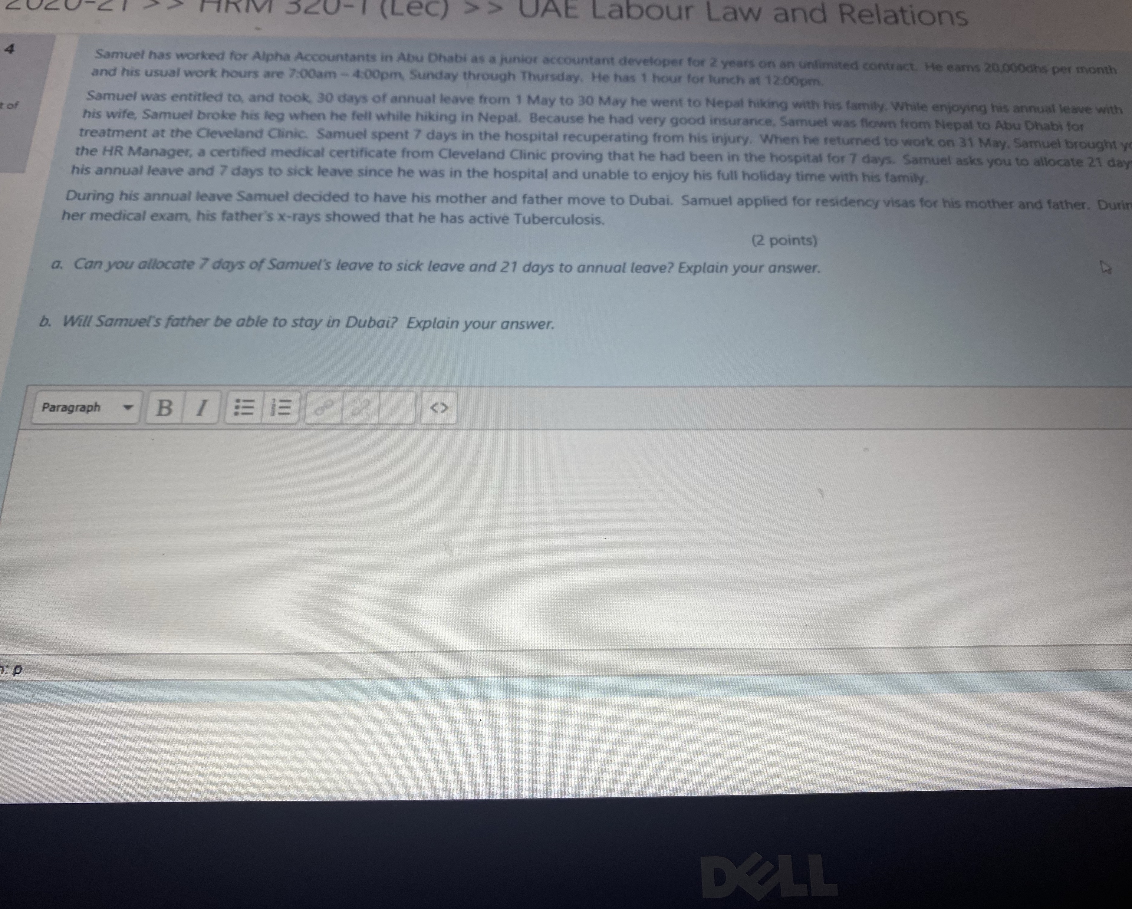  HAM U-1 (Lec) > > UAE Labour Law and Relations Samuel