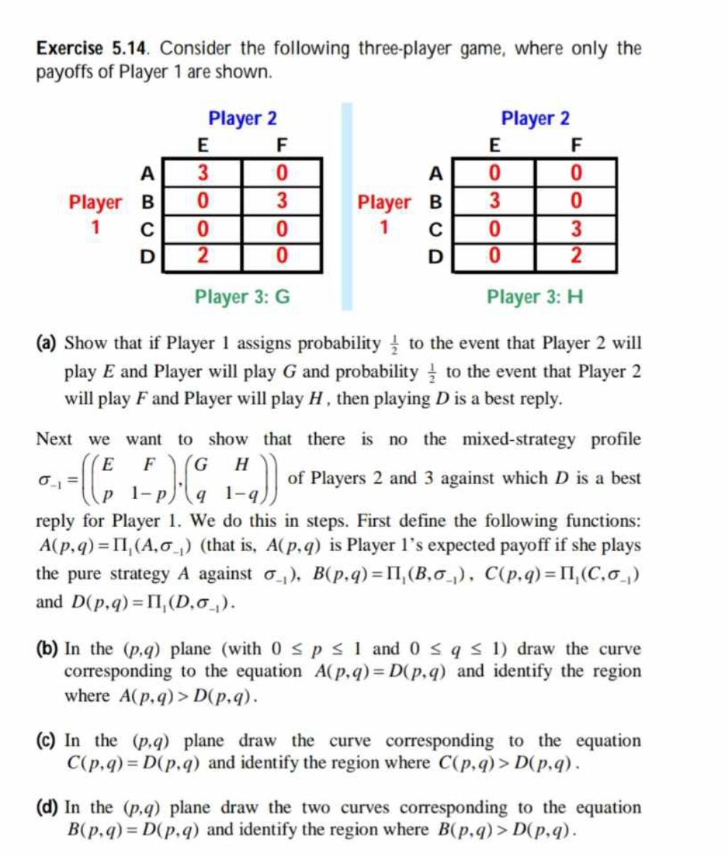 Do it accurate . Dont use chat gpt Exercise 5.14. Consider the