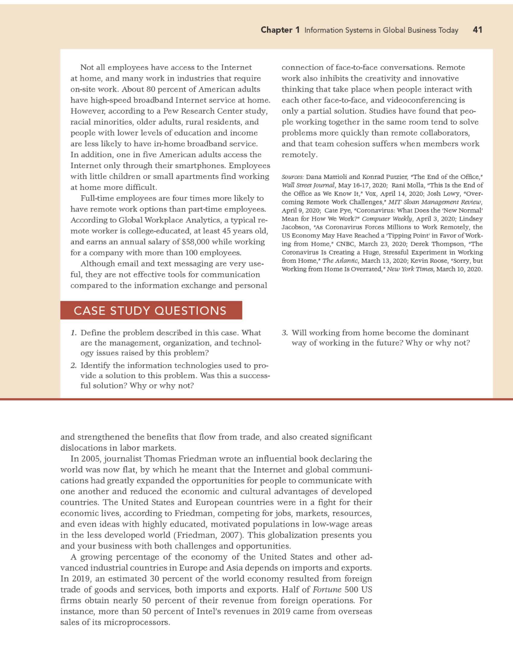 ORGANIZATIONS Will the Coronavirus Pandemic Make Working from Home the New Normal?