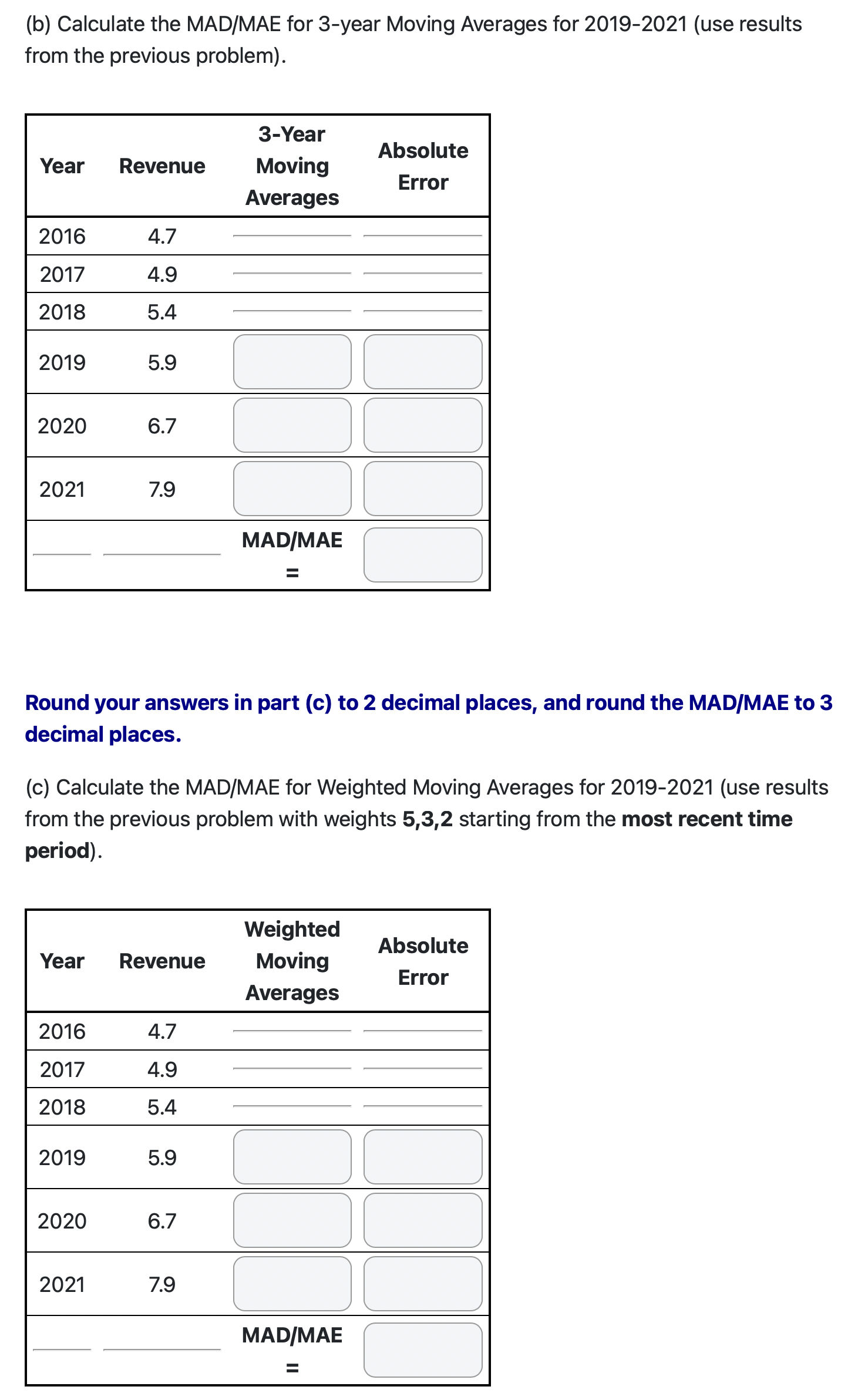 (in $ millions) for one real estate agency in the GTA. Fill