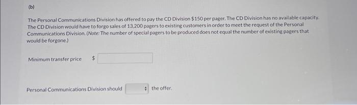 pagers and other personal communication devices. These devices are sold to other