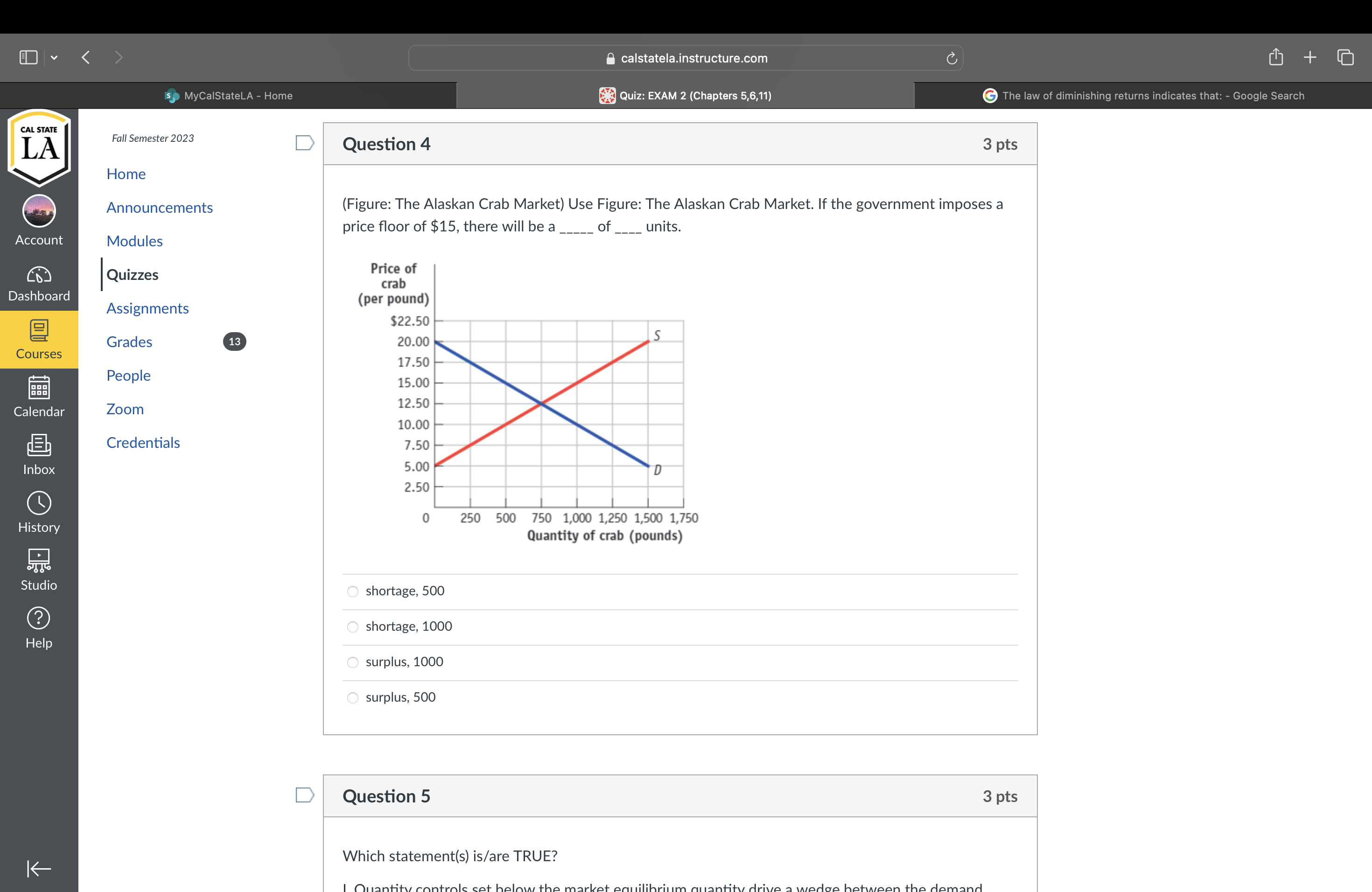 2023 Home Announcements Modules Quizzes Assignments Grades People Zoom Credentials Started: Nov