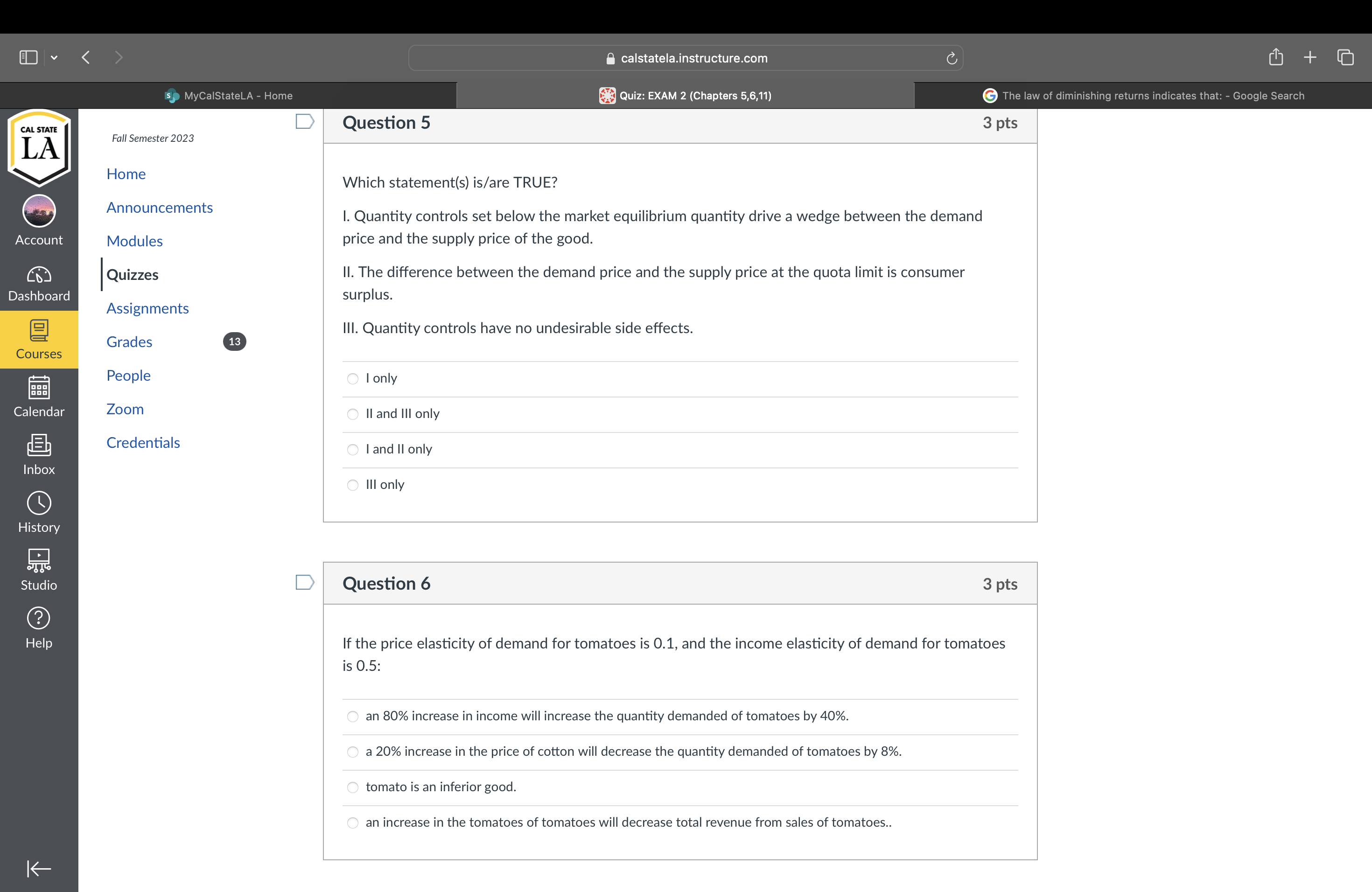 3 at 6:19pm Quiz Instructions 13 This is the second exam of