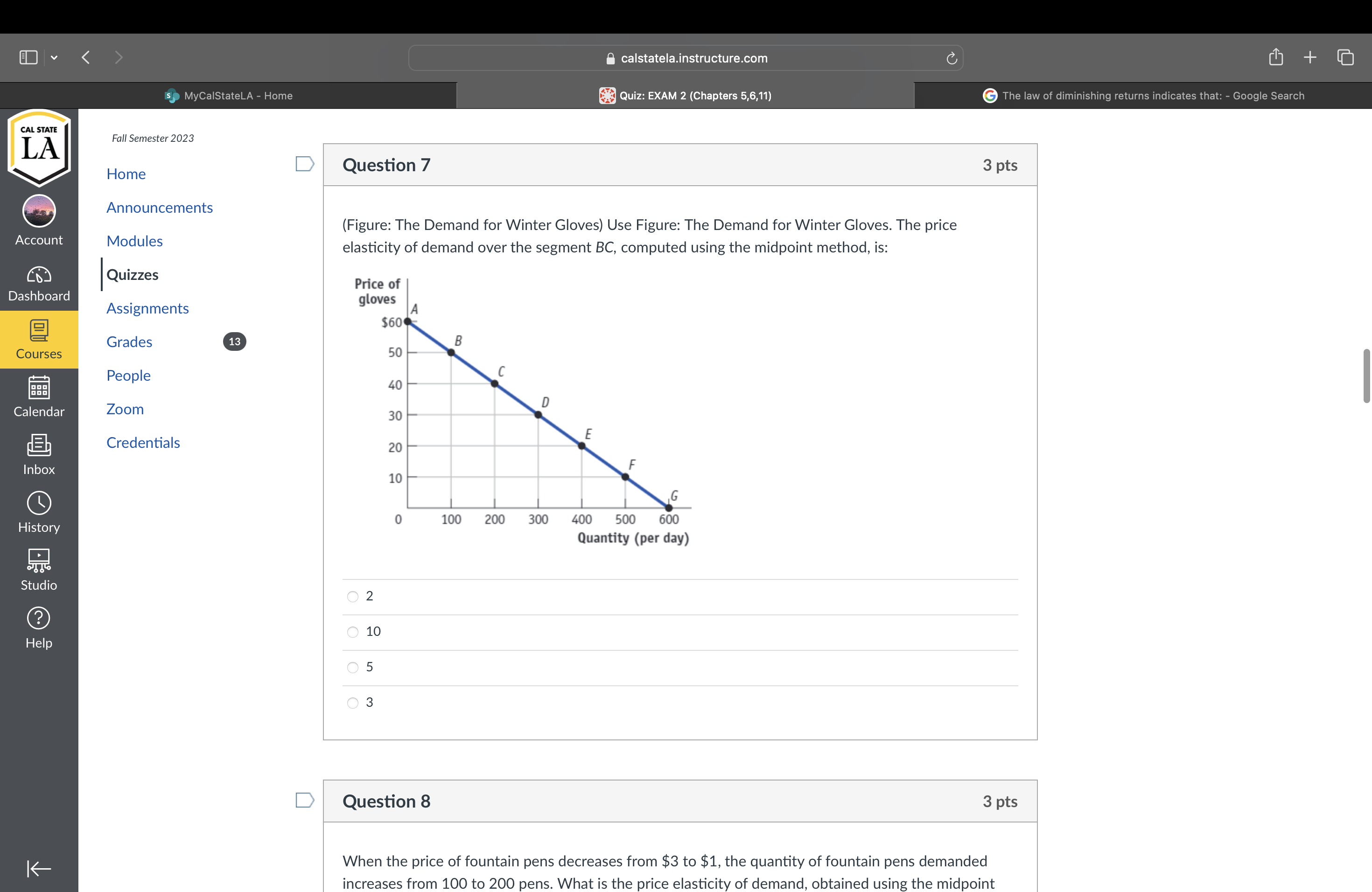 the ECON 2010-01 - Principles of Microeconomics course of Fall 2023. The