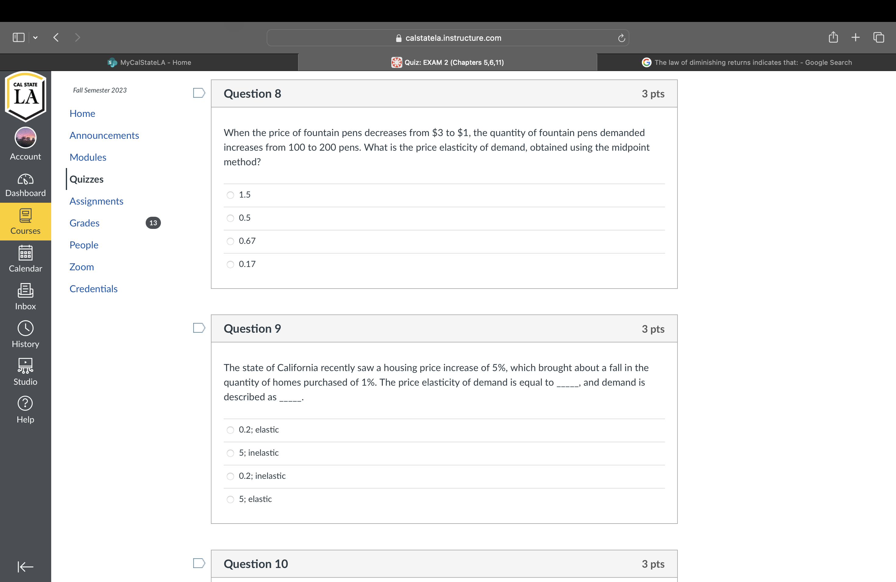 exam will be available between Wednesday, Nov. 1st, 8:00 AM and Friday,