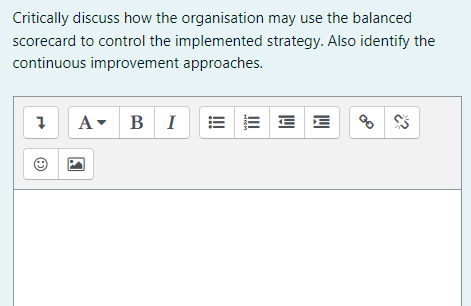 the business. Providing the leadership and the supporting management processes to ensure