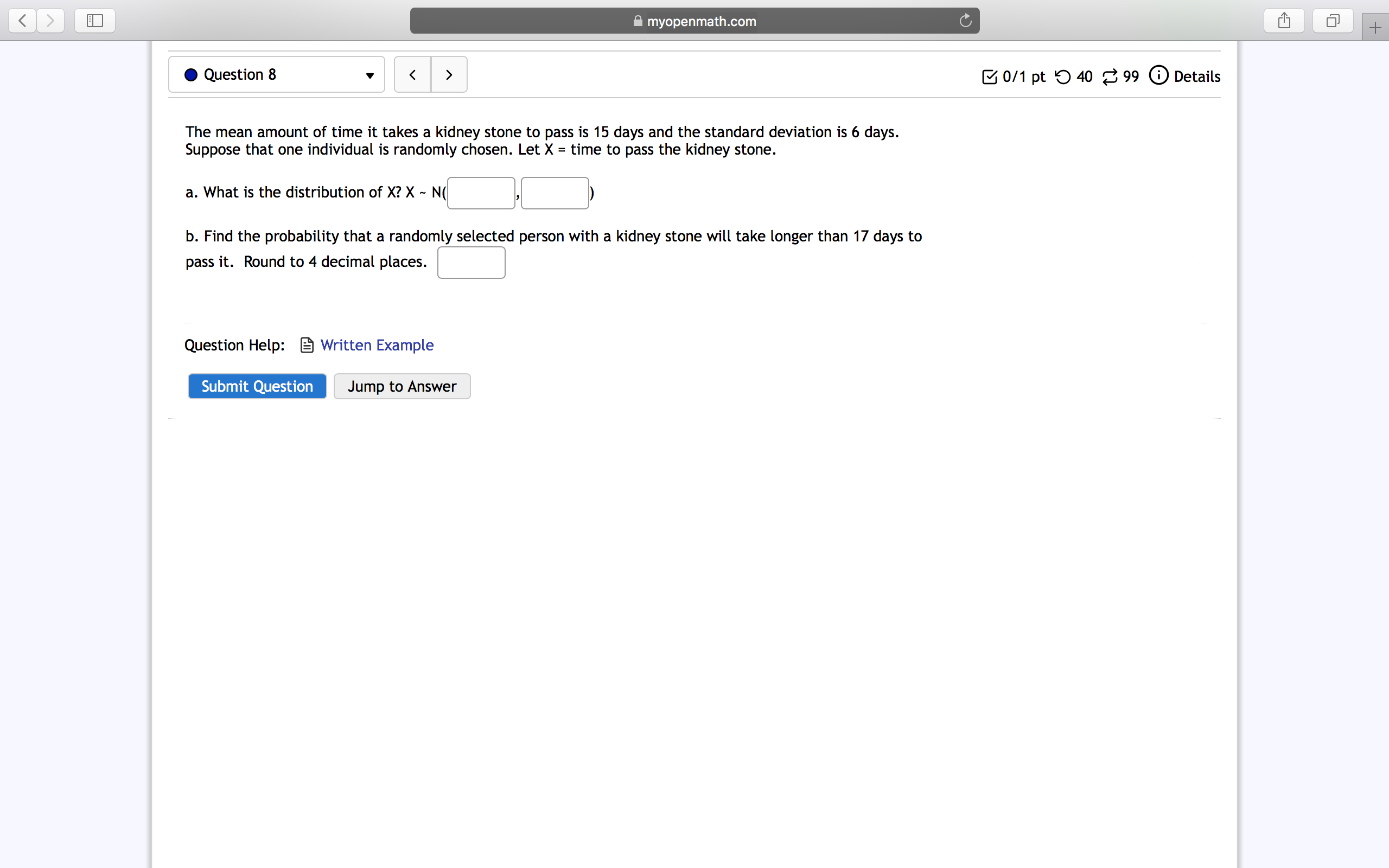 smallest to largest. Round to 4 decimal places where appropriate. Probability Distribution