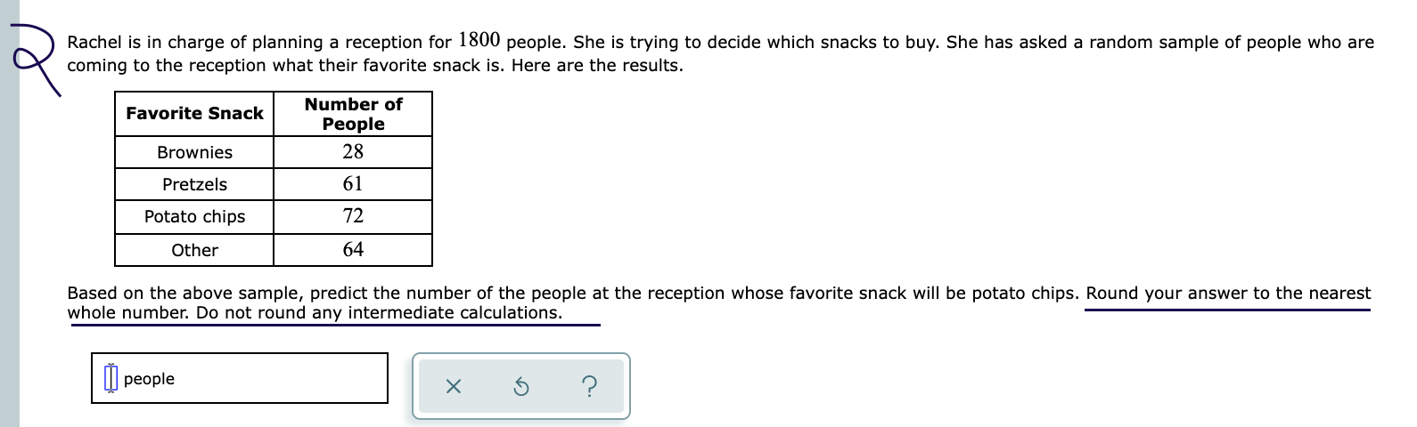 Below is a graph of a normal distribution with mean = -4