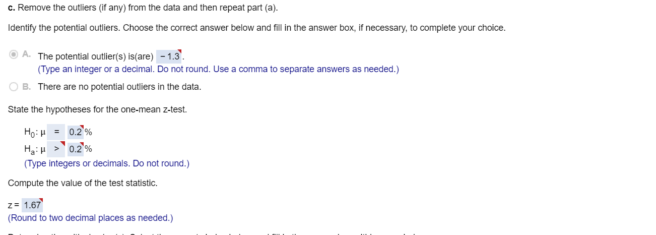 Please solve for all the incorrect and missing parts below ( quickly)