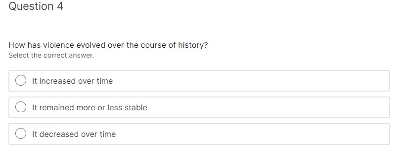 spanning a territory with a monopoly of violence. O A state in