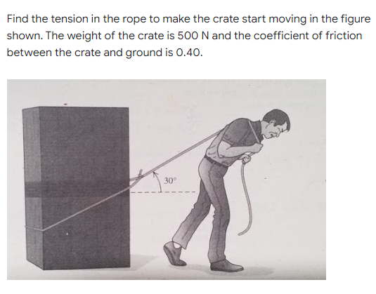 PLEASE SHOW THE COMPLETE SOLUTION AND PROVIDE A FREE BODY DIAGRAM Find
