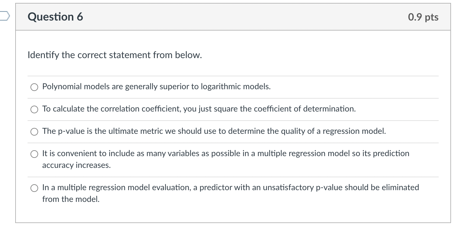 used to make predictions. O It excludes undesired data from the sample