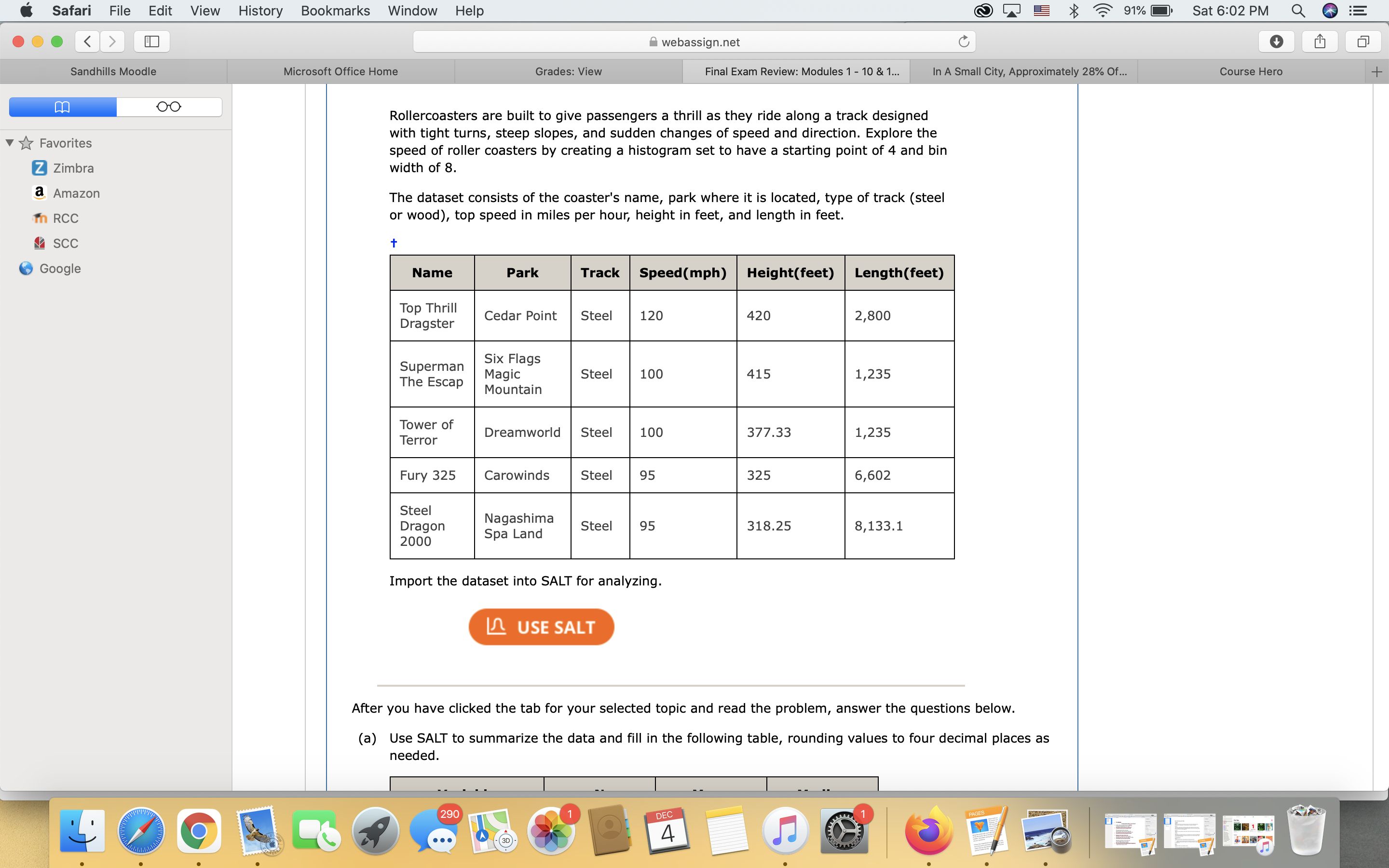  6 Safari File Edit View History Bookmarks Window Help >3 4\"