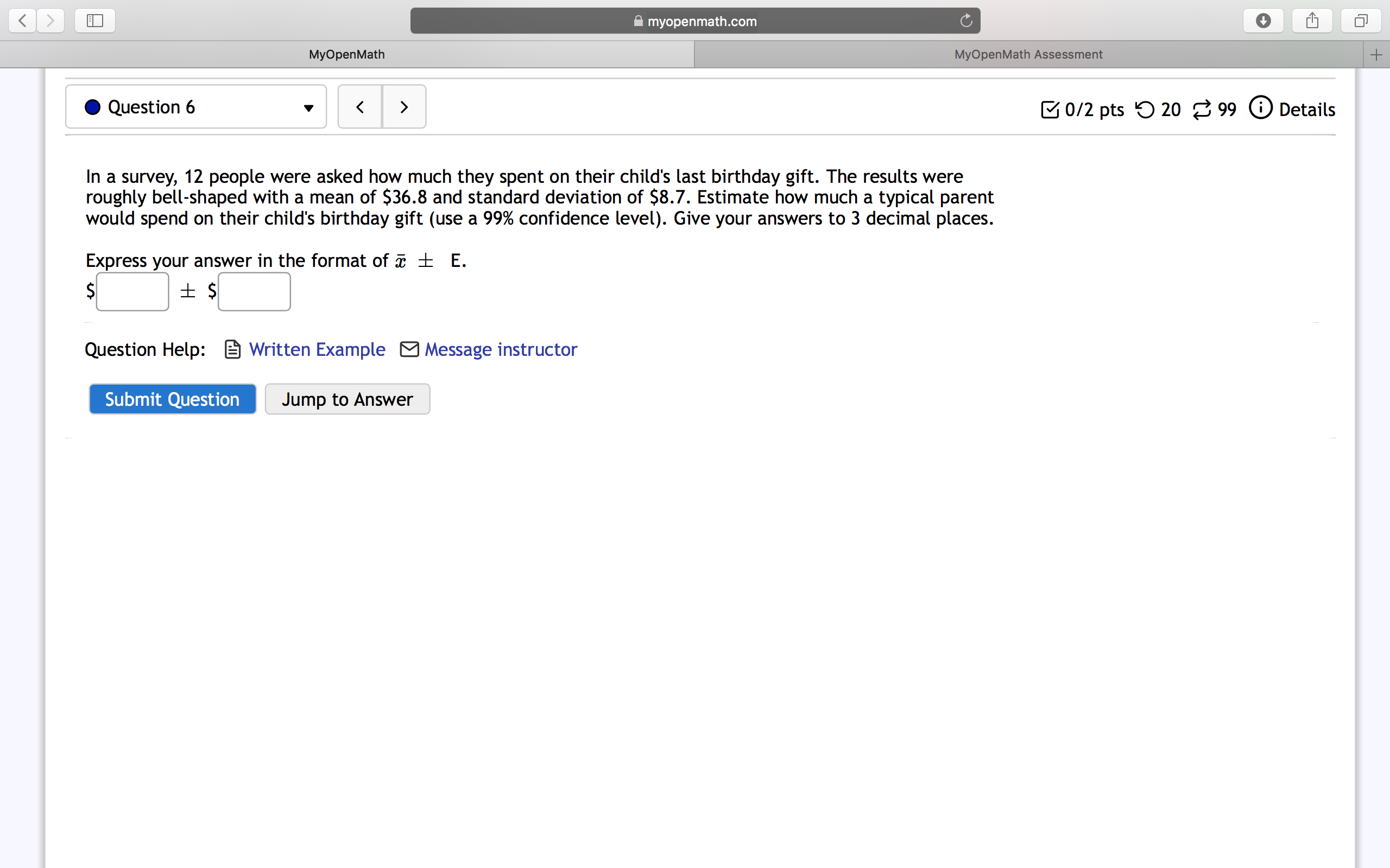 99 (9 Details Suppose that textbook weights are normally distributed. You measure