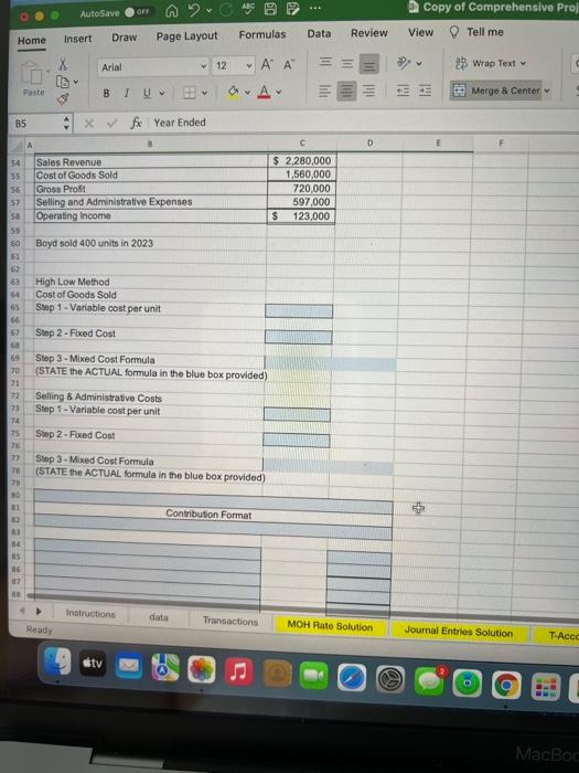 contribution format income statement Use the contribution margin approach to compute the