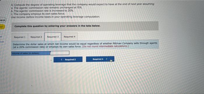 for all items sold. Barbara Cheney, Pittman's controller, has just prepared the