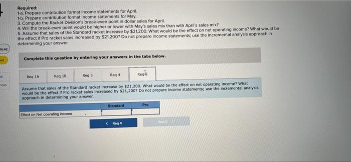 60.00 Selling price per racket Variable expenses per racket: Production. Selling (5%