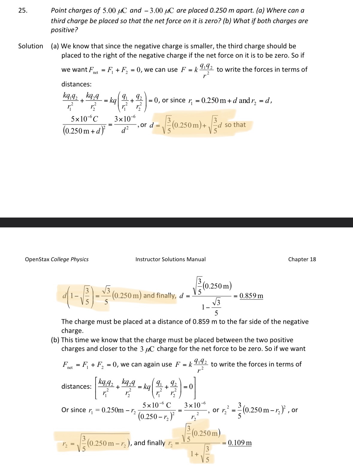 Please explain the algebra done between the highlighted steps in both part