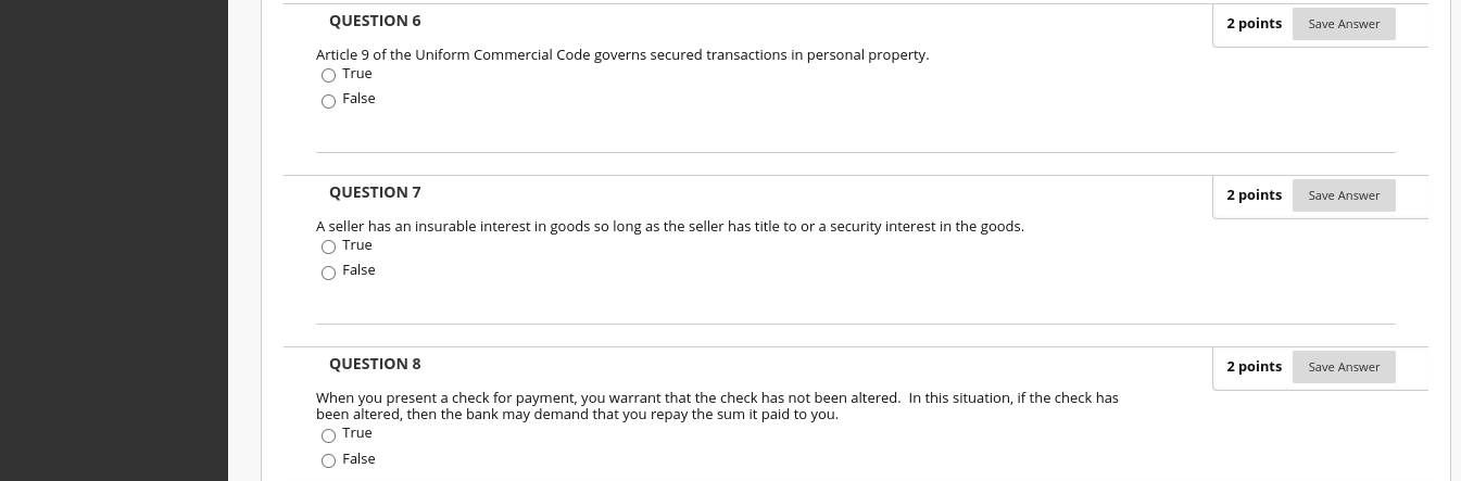 please see attachment QUESTION 6 2 points Save Answer Article 9 of