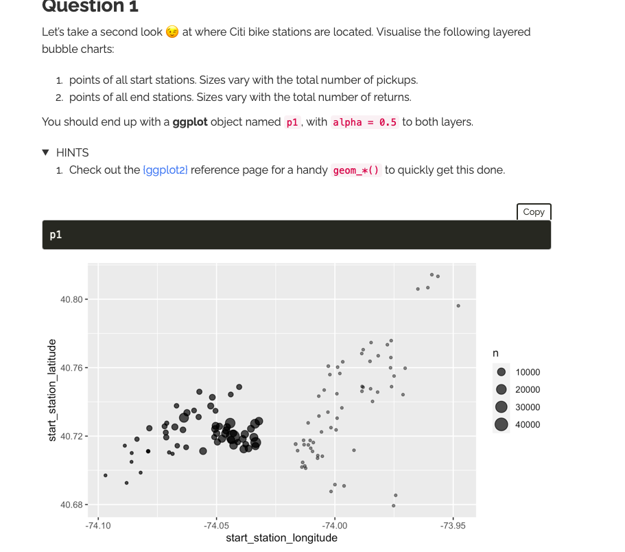 need to use r for this. Question 1 Let's take a second
