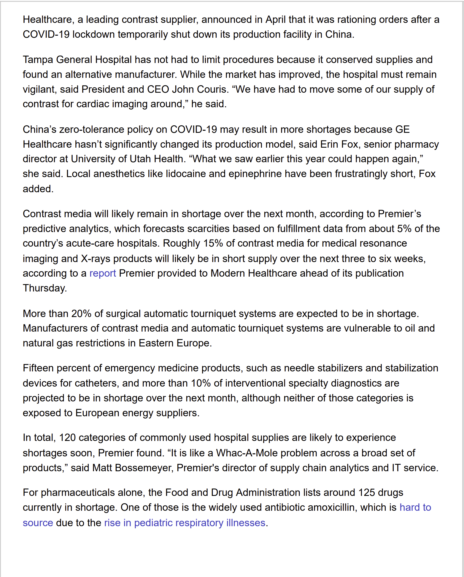 How is it relevant to the current health care landscape?Discuss the current