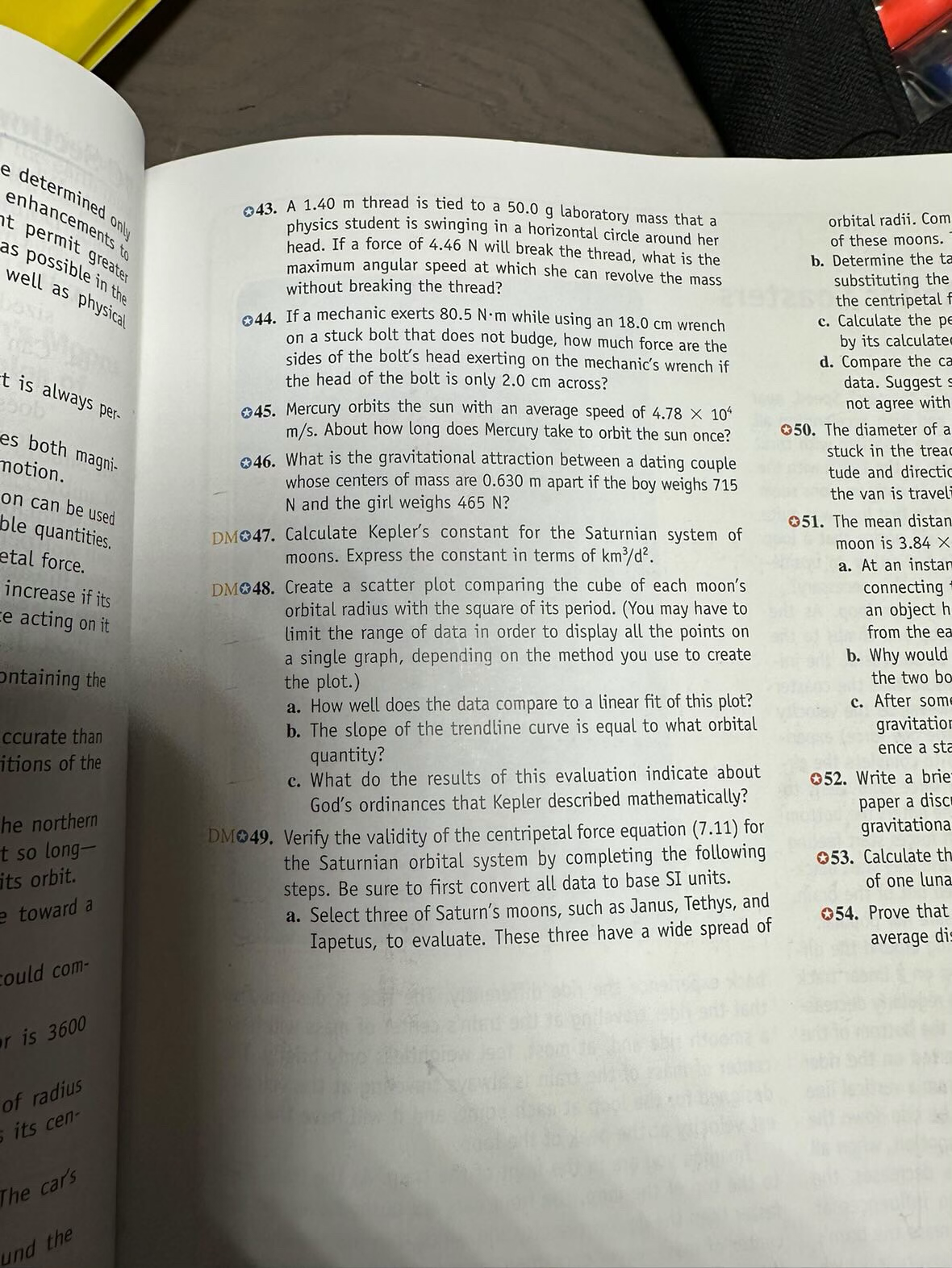  determined only enhancements to 043. A 1.40 m thread is tied