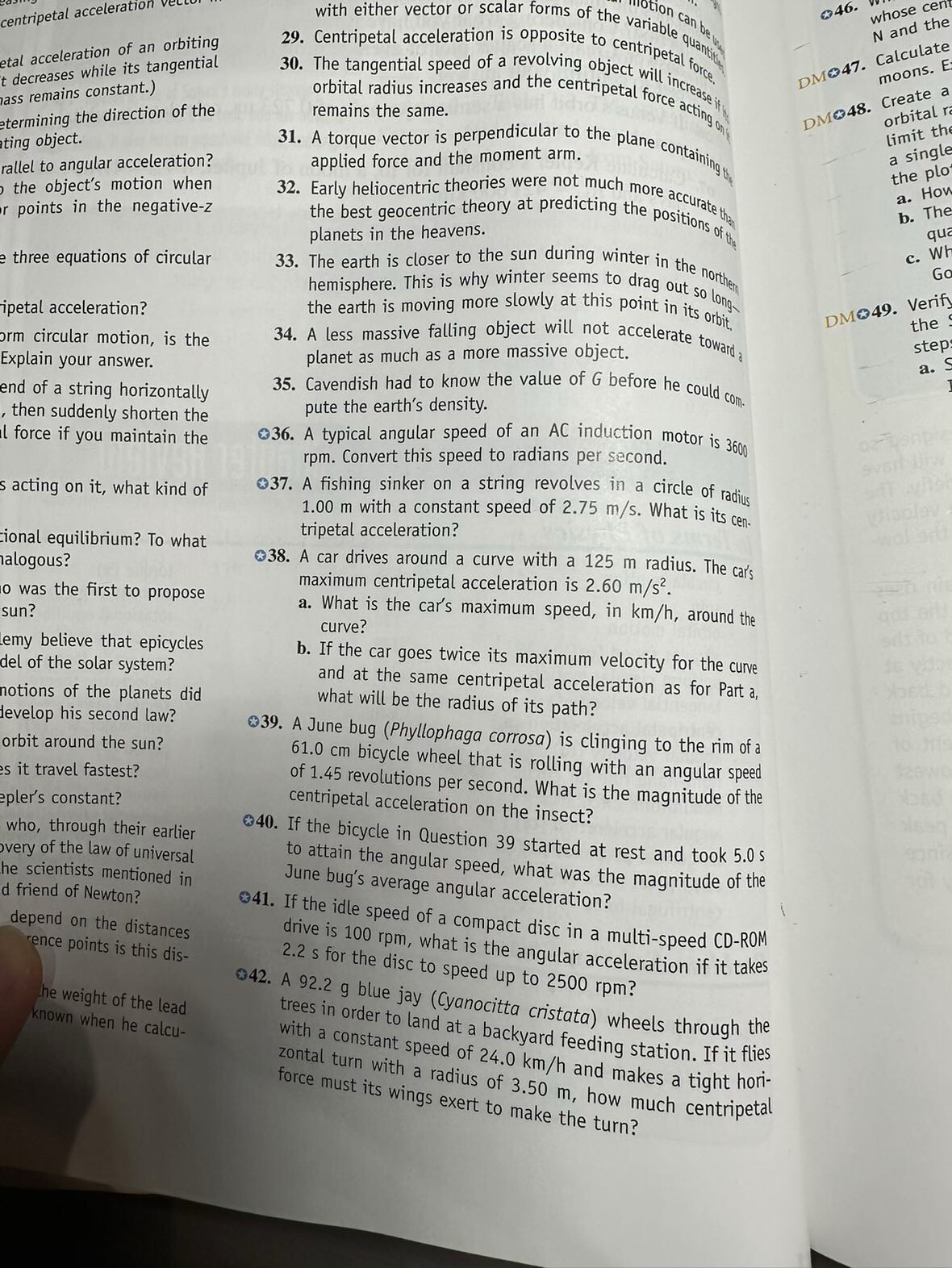 to a 50.0 g laboratory mass that a orbital radii. Com t