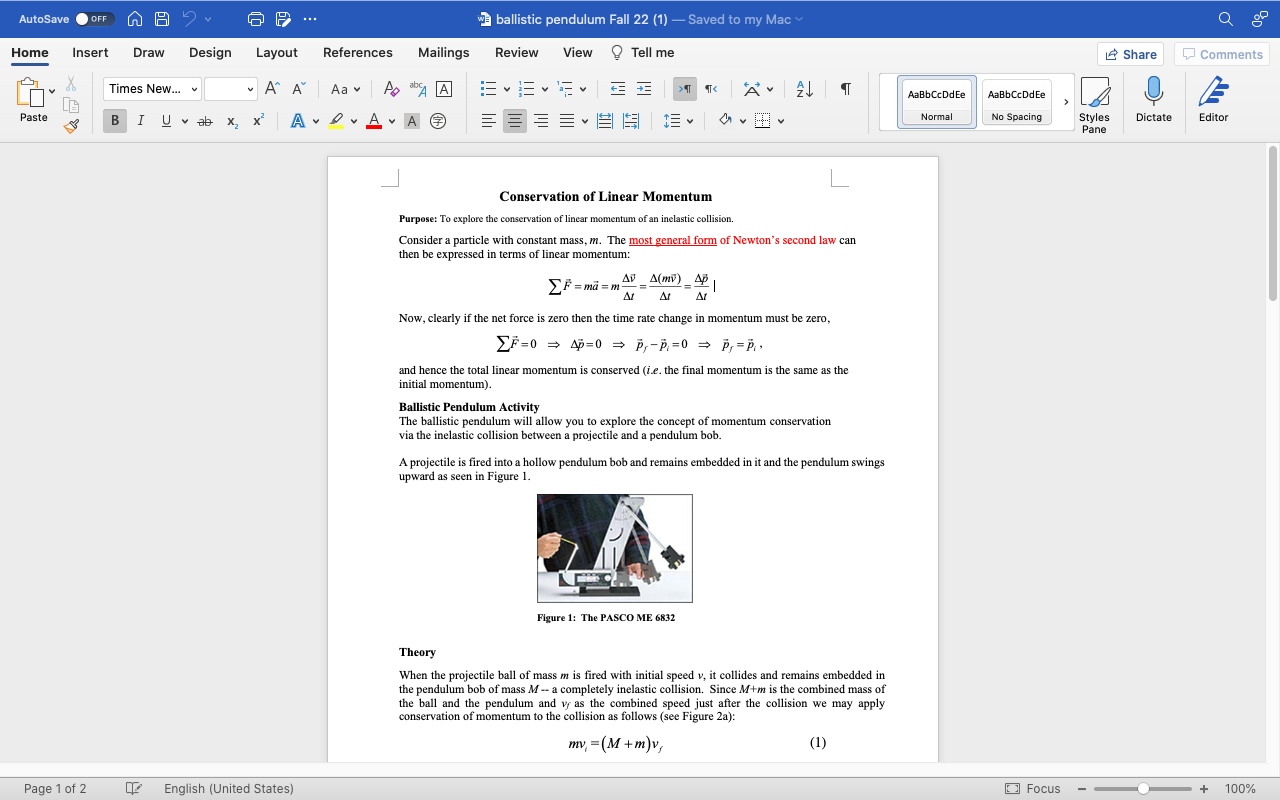 2022 x ()Ballistic Pendulum X Files X * Course Hero X C