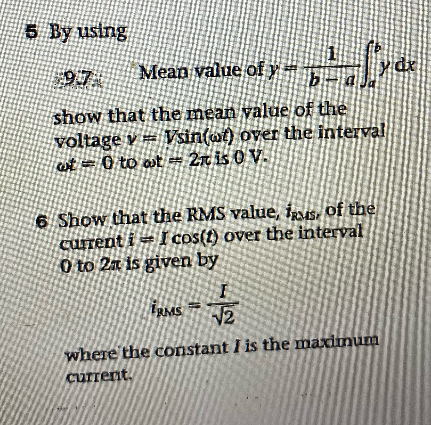  5 By using 97 Mean value of Y = ], -