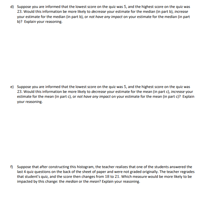 Just NEED HELP WITH PART D E F d} Suppose you are