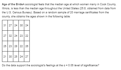 runs test at the o= 0.05 level of significance to verify that