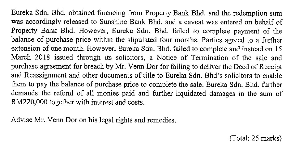 Sometime in 2014, Mr. Venn Dor purchased an apartment together with an