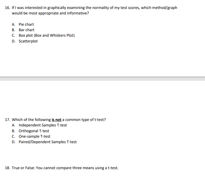 was interested in determining which test(s) best predicted the Inference score. The
