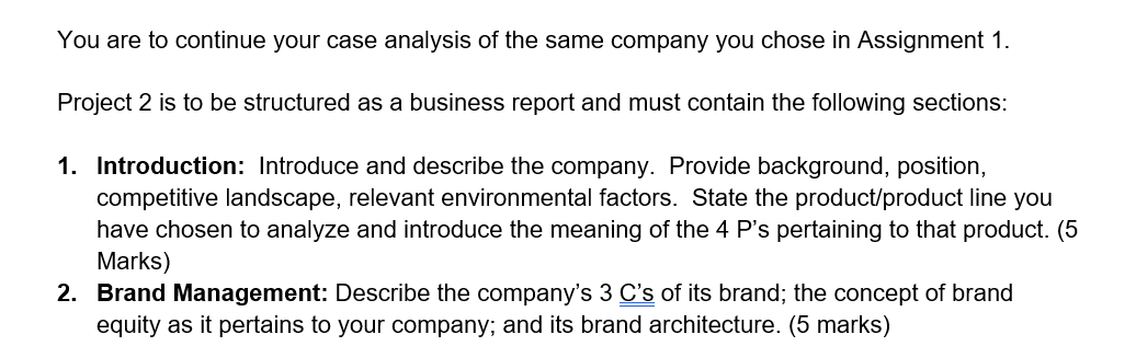 please help me do my assignment, Introduction and Brand Management, I need